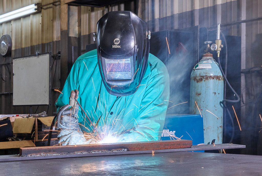 Welding and Fabrication close-up
